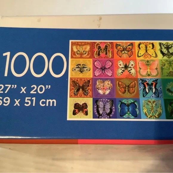 Rainbow Butterflies 1000-Piece Puzzle - Picture 2 of 2